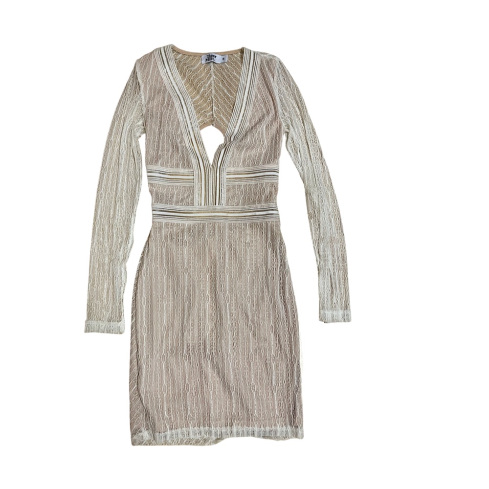 TigerMist white lace dress